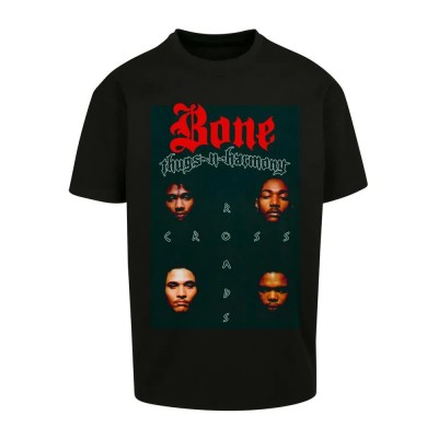 тениска,дамски,тениски,mister,tee,urban,classics,bone,tthugs,n,harmony,crossroads,oversize,short,sleeve,t,shirt,black,(black)