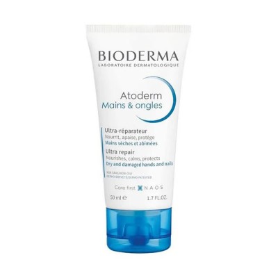 козметика,за,овлажняване,bioderma,atoderm,mains,&,ongles,50ml,hand,cream,clear