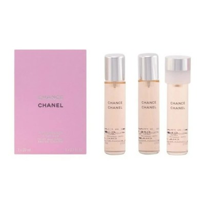 дамски,парфюми,chanel,chance,3,x,20ml,(3,x,refill),eau,de,toilette