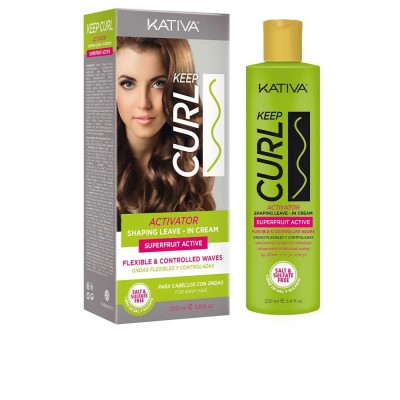 хигиена,коса,kativa,keep,curl,activator,leave,in,cream,200ml,hair,gel,golden
