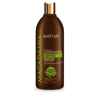 хигиена,коса,kativa,macadamia,hydrating,500ml,conditioner,golden