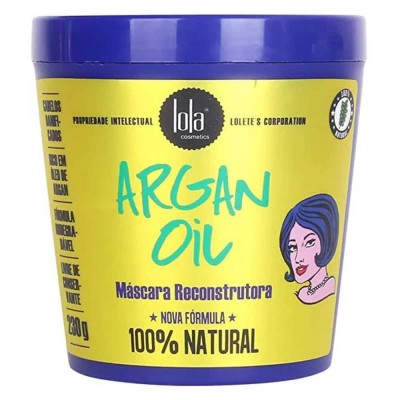 хигиена,коса,lola,cosmetics,argan,reconstructive,230g,hair,mask,clear