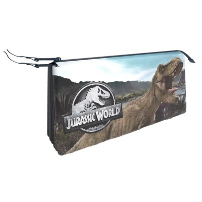 канцеларски,принадлежности,cyp,brands,jurassic,world,triple,pocket,pencil,case,multicolor,(multicolor)