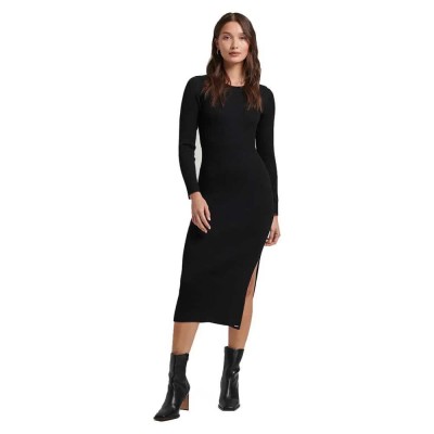 рокля,дамски,поли,и,рокли,superdry,studios,fine,midi,dress,dress,black