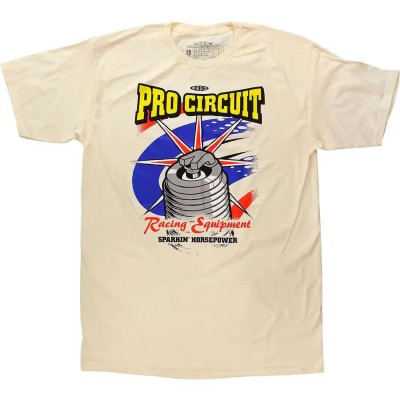 тениска,мъжки,тениски,дамски,тениски,pro,circuit,spark,plug,short,sleeve,t,shirt,beige,(cream)