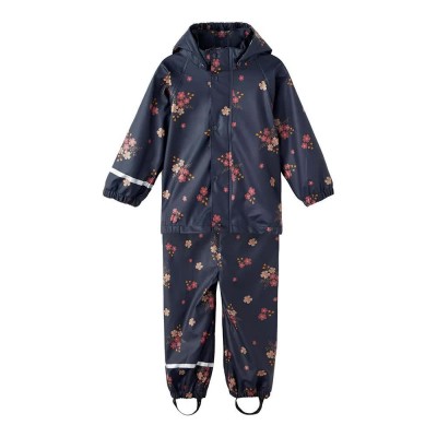 комплект,детски,якета,и,палта,name,it,set,flower,rain,jacket,dark,sapphire,(multicolor)