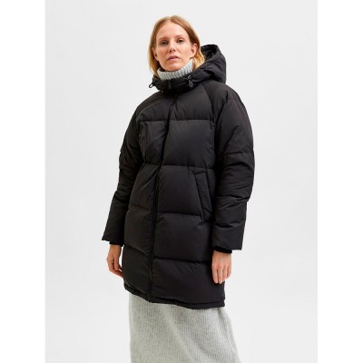 палто,дамски,якета,и,палта,selected,mina,redown,coat,black