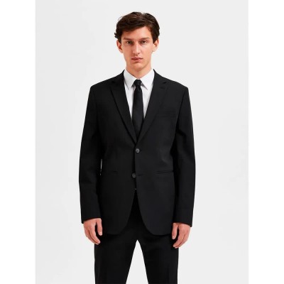 сако,мъжки,сака,selected,slim,liam,flex,b,blazer,black