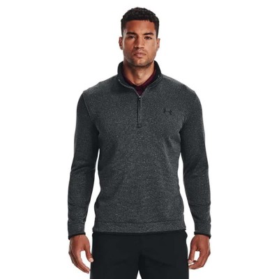 мъжки,пуловери,under,armour,golf,storm,half,zip,fleece,black,grey,(black,white)