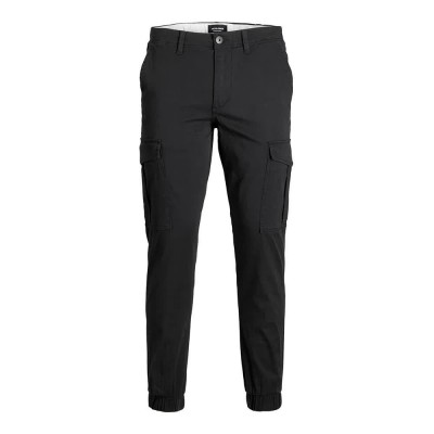 панталони,детски,панталони,jack,&,jones,marco,joe,cuffed,cargo,pants,black,(black)