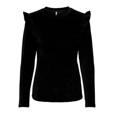 тениска,дамски,тениски,only,fenja,long,sleeve,t,shirt,black,(black)