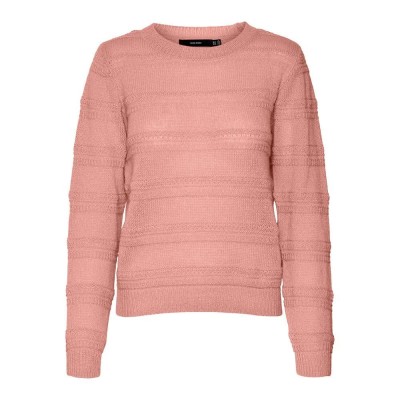 блуза,дамски,пуловери,дамски,плетени,дрехи,vero,moda,mie,sweater,pink,(misty,rose)