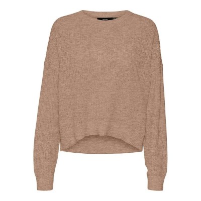 блуза,дамски,пуловери,дамски,плетени,дрехи,vero,moda,sadie,sweater,silver,mink,(beige)