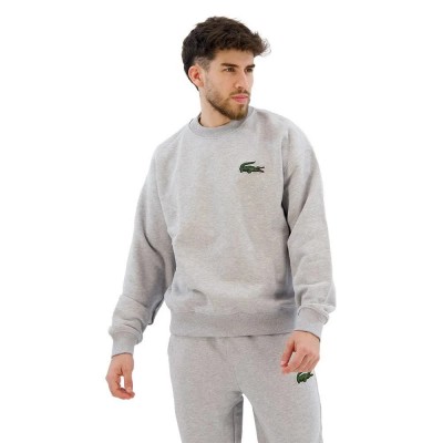 блуза,мъжки,пуловери,lacoste,sh6405,sweatshirt,grey