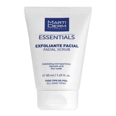 ексфолианти,martiderm,essentials,50ml,face,scrub,clear