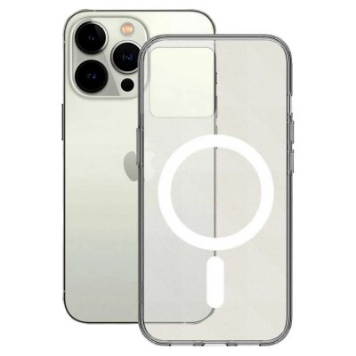 други,аксесоари,ksix,flex,magcharge,bulk,iphone,13,pro,silicone,phone,case,clear,(clear)