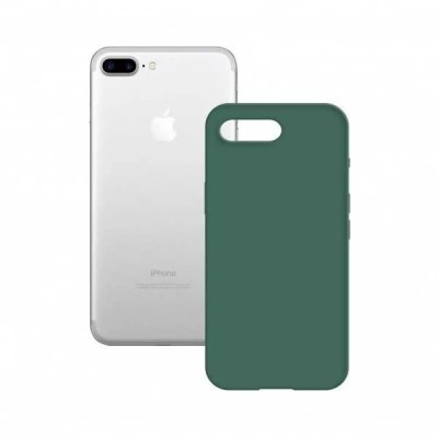 други,аксесоари,ksix,soft,silicone,bulk,iphone,7,8,plus,silicone,phone,case,green,(green)