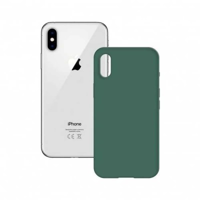 други,аксесоари,ksix,soft,silicone,bulk,iphone,xs,max,silicone,phone,case,green