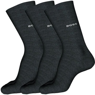 чорапи,мъжки,чорапи,boss,uni,10241905,01,short,socks,3,pairs,charcoal,(grey)