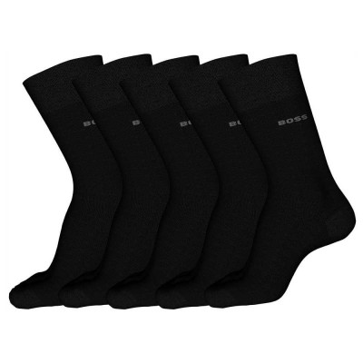 чорапи,мъжки,чорапи,boss,uni,color,10244642,01,short,socks,5,pairs,black