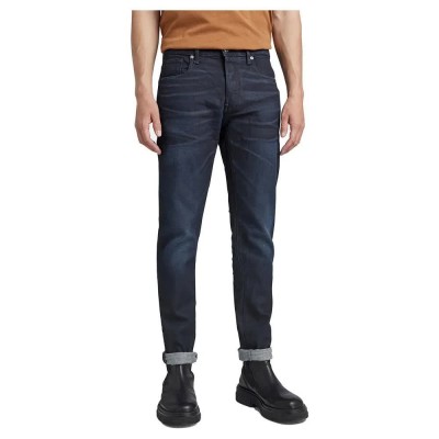 дънки,мъжки,панталони,g,star,3301,slim,jeans,blue,(worn,in,naval,blue,cobler)