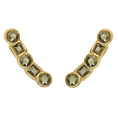 бижутерия,adore,5375490,earrings,golden,(green)