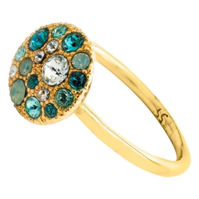 бижутерия,adore,5489701,ring,golden,(green)