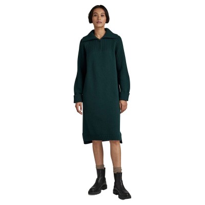 рокля,дамски,поли,и,рокли,g,star,skipper,loose,long,sleeve,dress,green