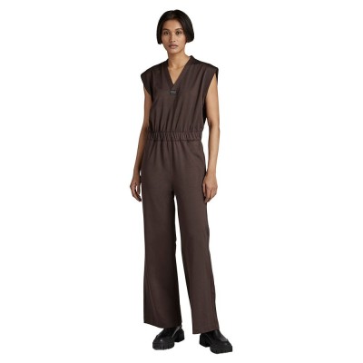 гащеризон,дамски,гащеризони,g,star,wide,leg,jumpsuit,brown