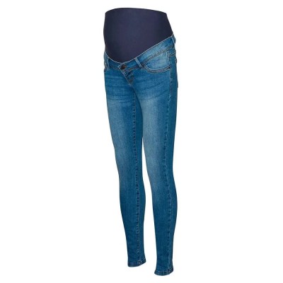дънки,дамски,панталони,mamalicious,mila,maternity,slim,fit,jeans,medium,blue,denim,(blue)