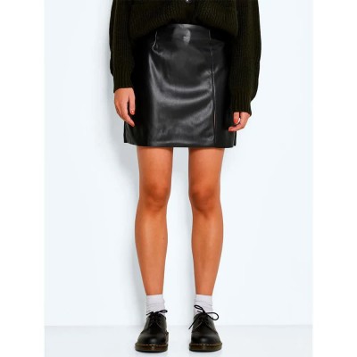 пола,дамски,поли,и,рокли,noisy,may,clara,penny,pu,skirt,black,(black)