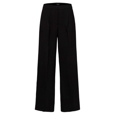 панталони,дамски,панталони,selected,tinni,wide,mid,waist,pants,black