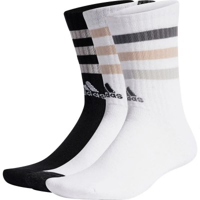 чорапи,мъжки,чорапи,дамски,чорапи,adidas,3s,bold,3p,crew,socks,3,pairs,multicolor,(white)