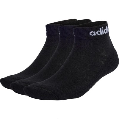 чорапи,дамски,чорапи,adidas,c,lin,3p,short,socks,3,pairs,black,(black)
