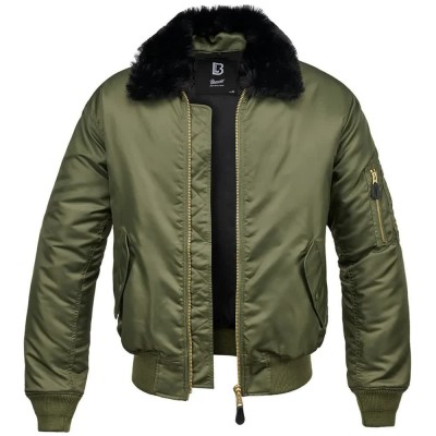 яке,мъжки,якета,brandit,ma2,fur,collar,jacket,green,(olive)