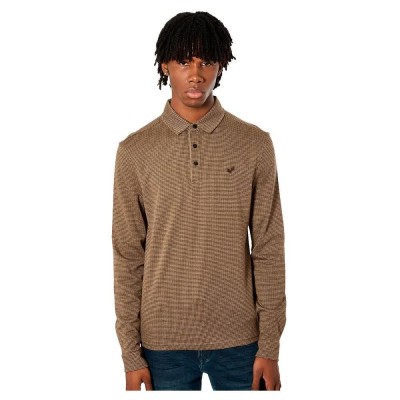 мъжки,блузи,с,яка,kaporal,patty,long,sleeve,polo,brown,(tan)