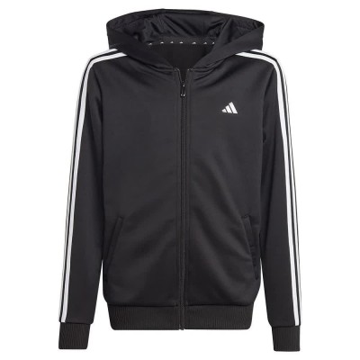 блуза,детски,блузи,adidas,tr,es,3s,full,zip,sweatshirt,black,(black,white)