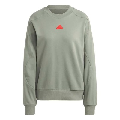 блуза,дамски,блузи,adidas,c,esc,lo,crew,sweatshirt,silver,green,(green)