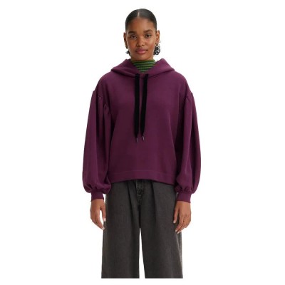 суичър,дамски,блузи,levi's®,akane,rusched,hoodie,purple