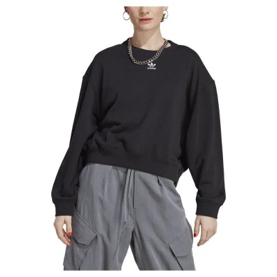 блуза,дамски,блузи,adidas,originals,essentials,sweatshirt,black,(black)