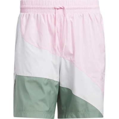 къси,панталони,мъжки,панталони,adidas,originals,swirl,woven,shorts,clear,pink,silver,green,(pink)