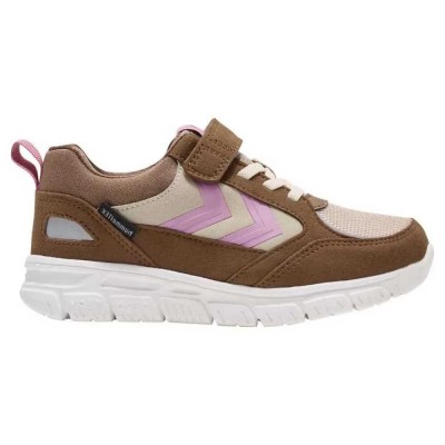 маратонки,детски,маратонки,hummel,x,light,2.0,tex,trainers,brown,(pink)