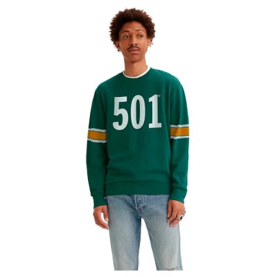 блуза,мъжки,пуловери,levi´s,®,t2,graphic,sweatshirt,green,(501,stripe,crew,evergreen)
