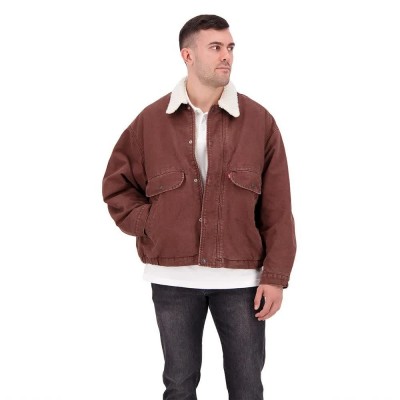 яке,мъжки,якета,levi´s,®,rancher,denim,jacket,brown,(z8647,brown,stonewash)