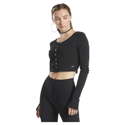 тениска,дамски,тениски,reebok,classics,long,sleeve,t,shirt,black
