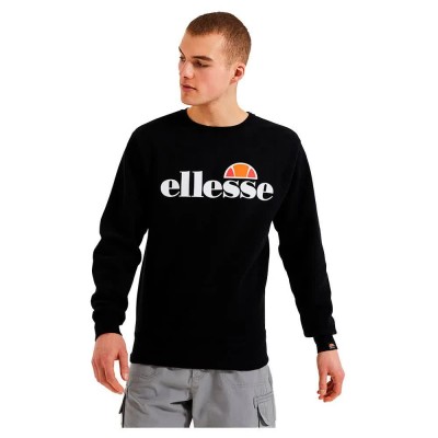 блуза,мъжки,пуловери,ellesse,succiso,sweatshirt,black,(black)