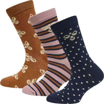 чорапи,детски,чорапи,hummel,alfie,socks,3,units,multicolor,(black,iris)
