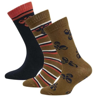 чорапи,детски,чорапи,hummel,alfie,socks,3,units,capulet,olive,(multicolor)