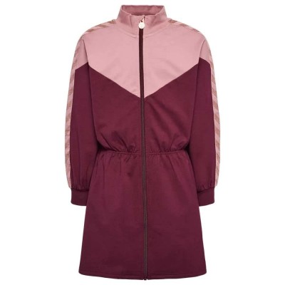 рокля,дамски,поли,и,рокли,hummel,alvilda,long,sleeve,dress,red,(windsor,wine)