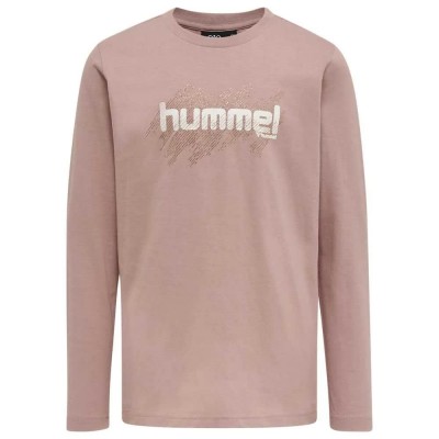 тениска,детски,тениски,hummel,asta,long,sleeve,t,shirt,pink,(woodrose)